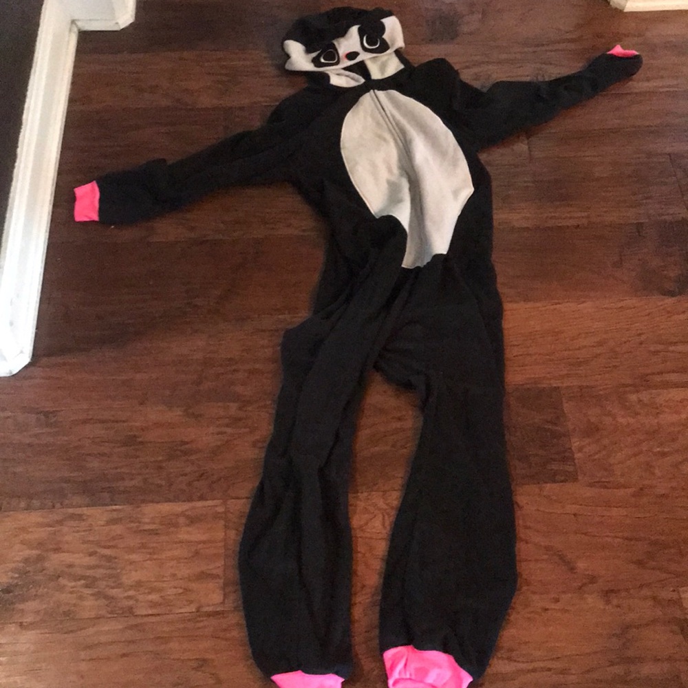 Girls panda onesie